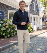 Turnberry Quarter Zip Smooth Knit - White Water Life - Flyclothing LLC