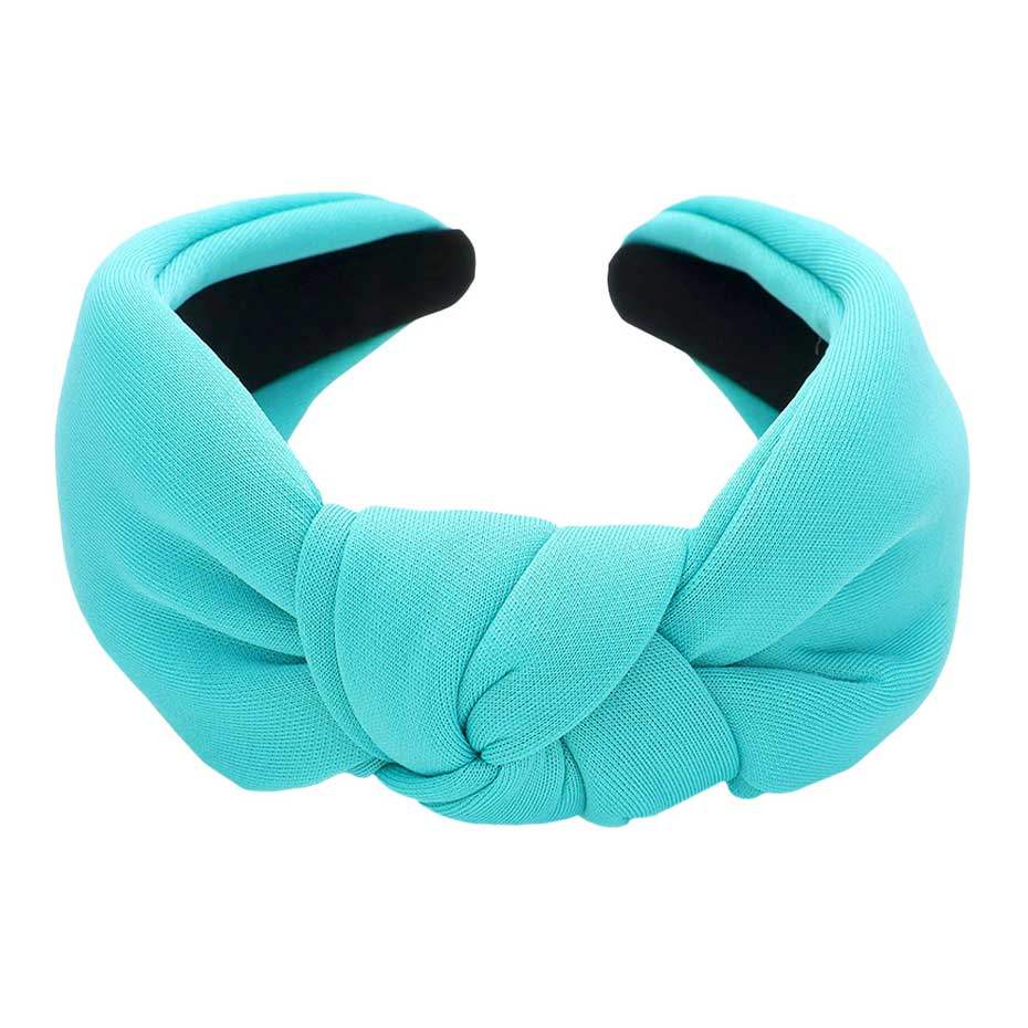 Solid Knot Burnout Headband - Madeline Love - Flyclothing LLC