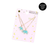2PCS Enamel Elephant Pendant Moms and Kids Set Necklaces - Madeline Love - Flyclothing LLC