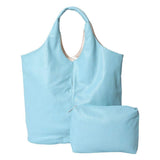2PCS Reversible Metallic Tote and Pouch Bags - Madeline Love - Flyclothing LLC