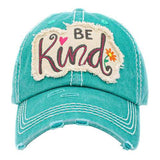 BE Kind Message Vintage Baseball Cap - Madeline Love - Flyclothing LLC