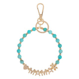 Mama Message Heart Bear Pointed Precious Key Chain Bracelet - Madeline Love - Flyclothing LLC
