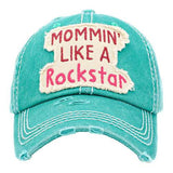 Mommin Like A Rockstar Message Vintage Baseball Cap - Madeline Love - Flyclothing LLC