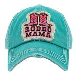 Rodeo Mama Message Western Boots Vintage Baseball Cap - Madeline Love - Flyclothing LLC