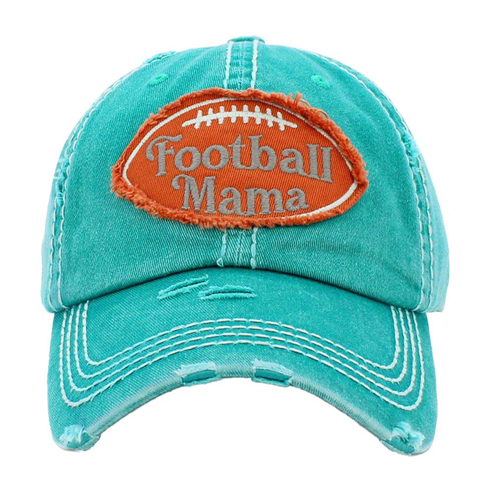 Football Mama Vintage Baseball Cap - Madeline Love - Flyclothing LLC