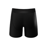 The 009 | Black Tuxedo Ball Hammock® Pouch Underwear With Fly