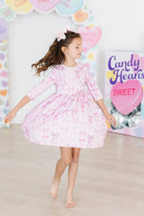 Twinkle Ties 3/4 Sleeve Pocket Twirl Dress - Mila & Rose ® - Flyclothing LLC