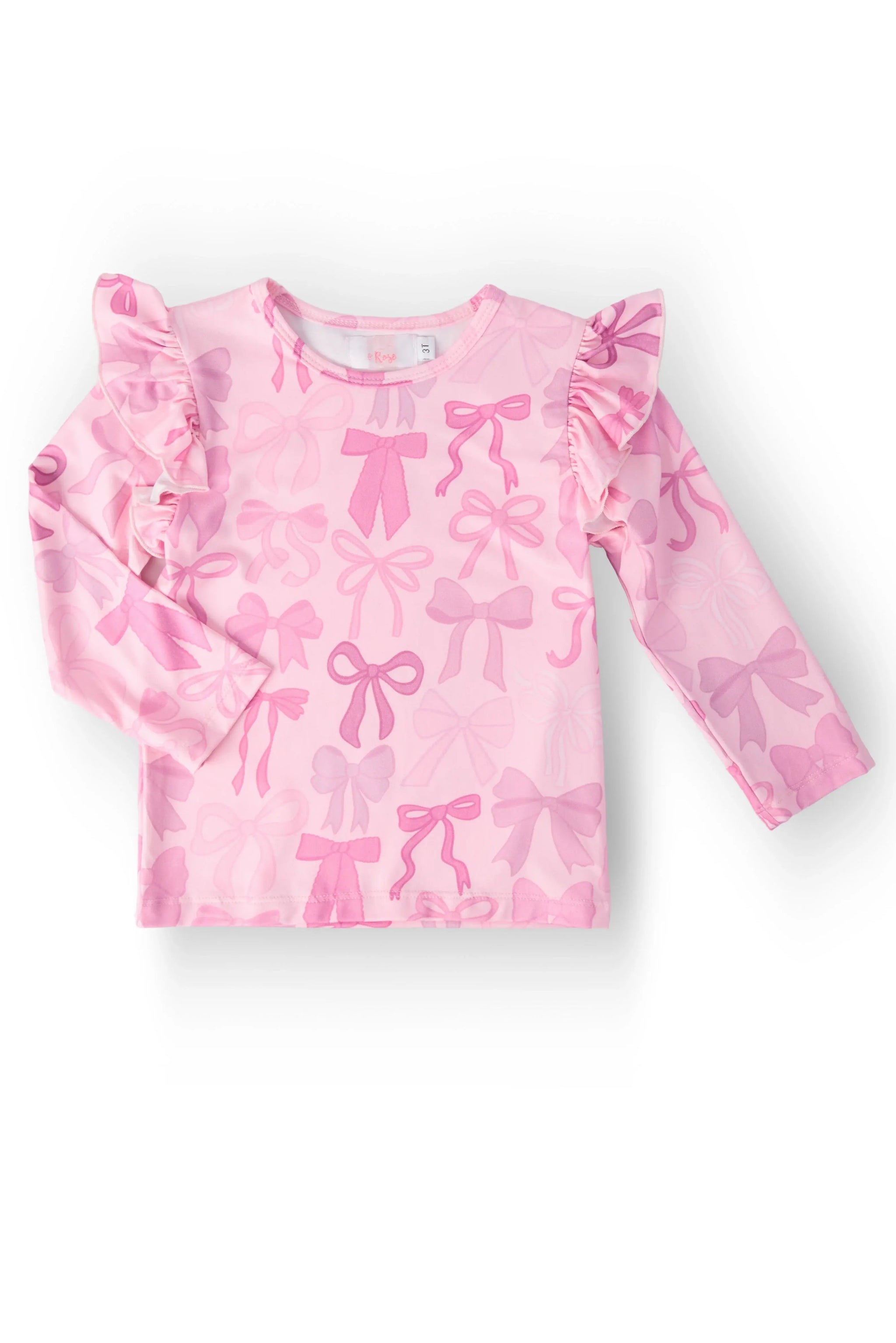 Twinkle Ties L/S Ruffle Tee - Mila & Rose ® - Flyclothing LLC