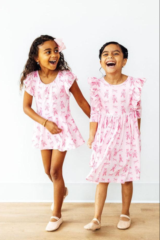Twirling en Pointe S/S Twirl Leotard - Mila & Rose ® - Flyclothing LLC