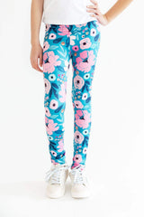 Twirling in Teal Leggings - Mila & Rose ® - Flyclothing LLC