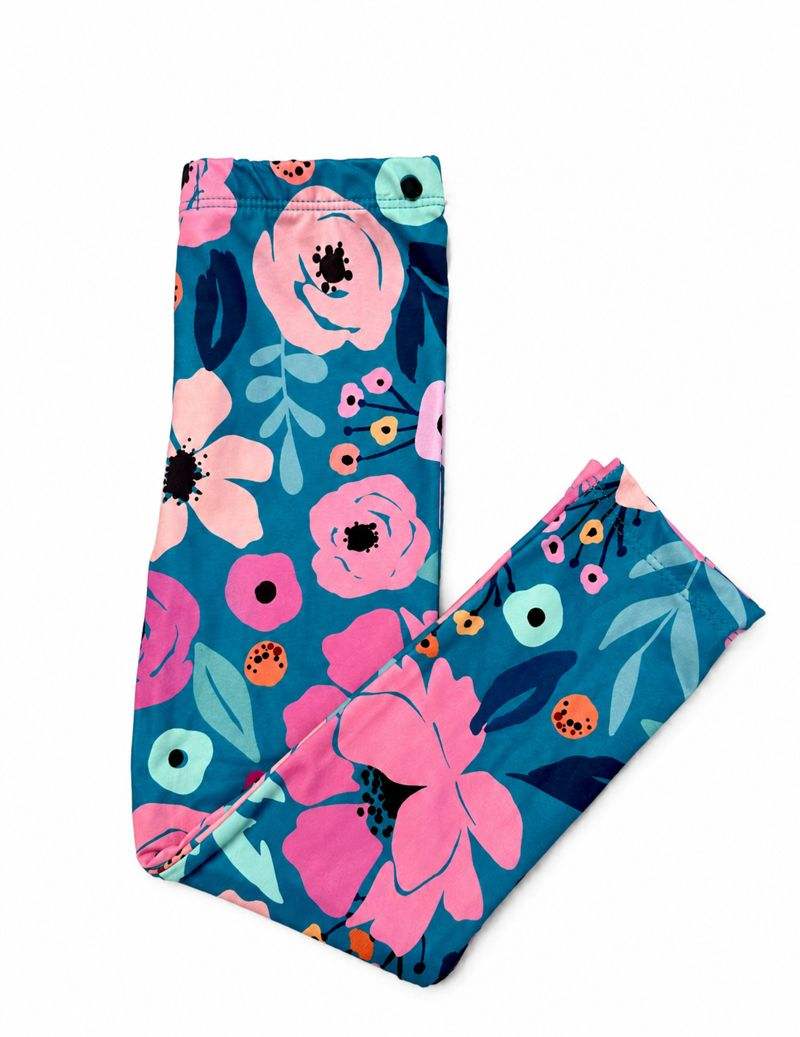 Twirling in Teal Leggings - Mila & Rose ® - Flyclothing LLC