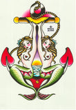 Black Market Art Company Two Mermaids Print