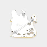 Metal Santa Claus Pin Brooch Pendant - Madeline Love - Flyclothing LLC