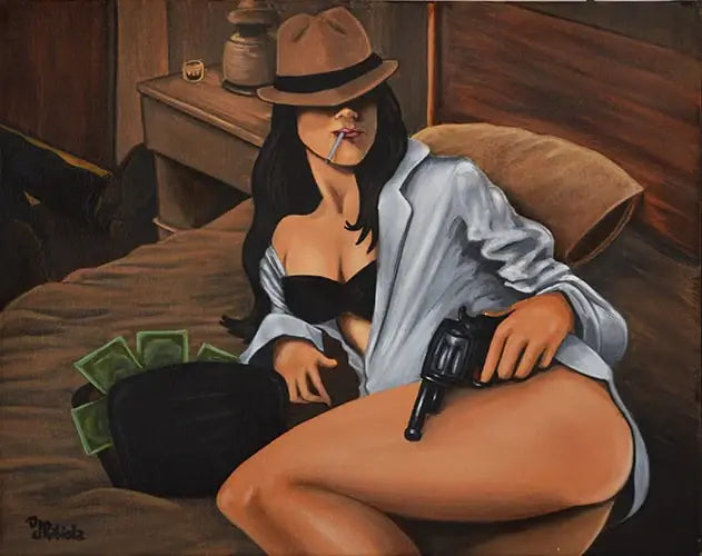 Black Market Art Company Two Bit Hoods II-Trust No One Print - Black Market Art Company - Flyclothing LLC