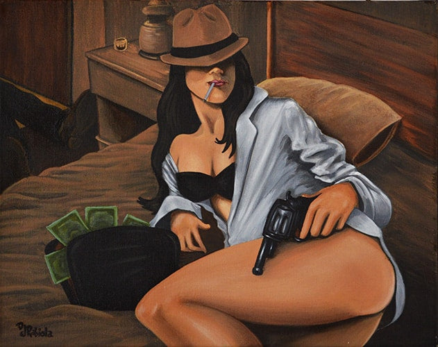 Black Market Art Company Two Bit Hoods II-Trust No One Print
