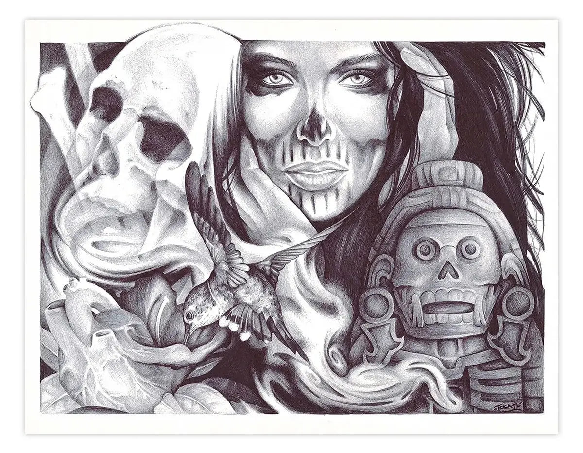 Black Market Art Company Tzitzimime Print - Black Market Art Company - Flyclothing LLC