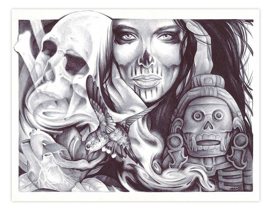 Black Market Art Company Tzitzimime Print - Black Market Art Company - Flyclothing LLC