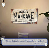 Good Times Personalized Man Cave Sign: Custom Bar Signs for Home Bar – Perfect Man Cave Wall Decor - Tailored Canvases - Flyclothing LLC