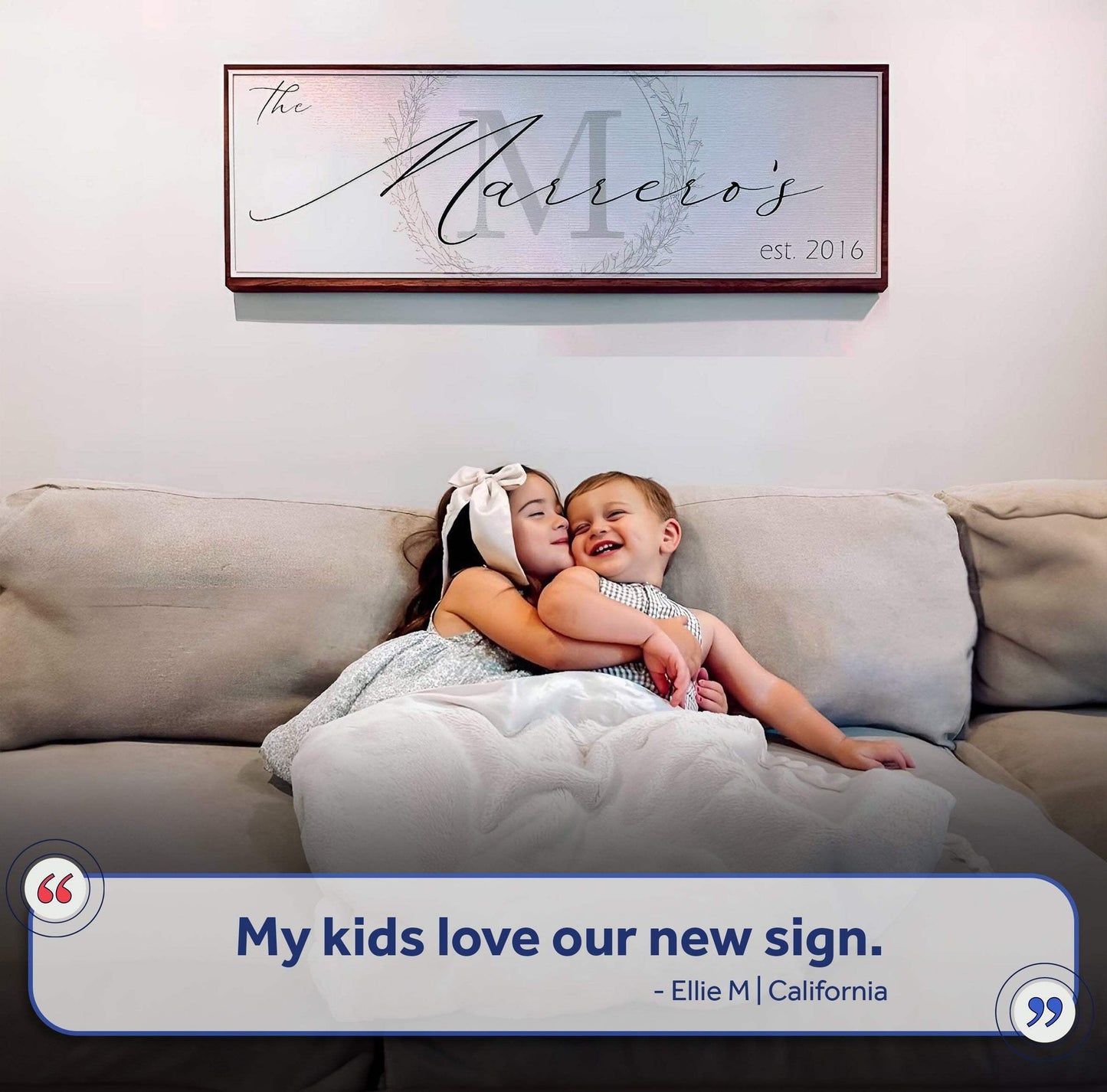Family Sign - Tailored Canvases - Flyclothing LLC