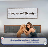 You, Me, And The Girls Sign - Tailored Canvases - Flyclothing LLC