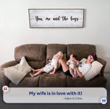 You, Me, And The Girls Sign - Tailored Canvases - Flyclothing LLC