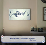 Family Name Sign V - Tailored Canvases - Flyclothing LLC