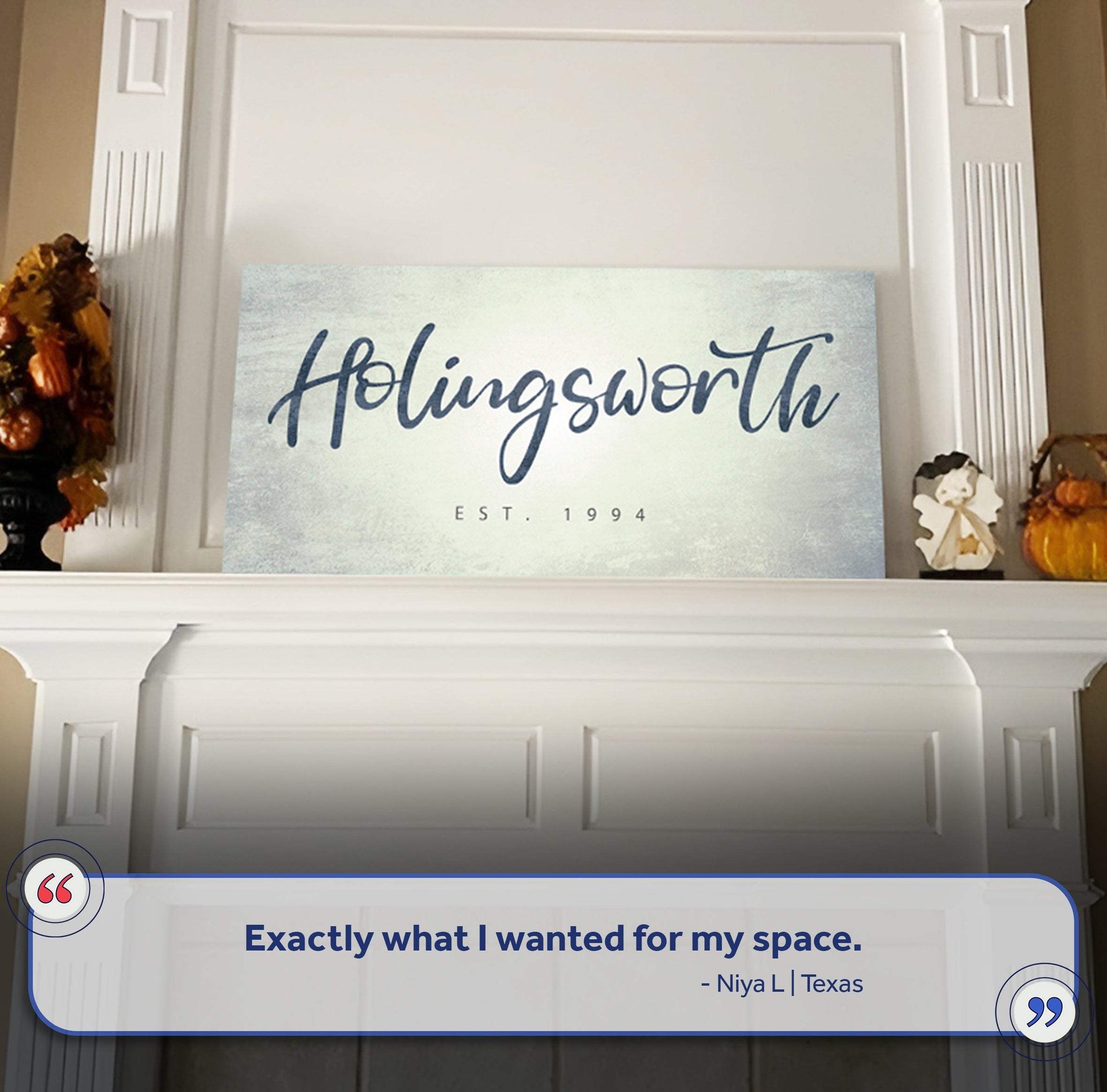 Family Name Sign V - Tailored Canvases - Flyclothing LLC