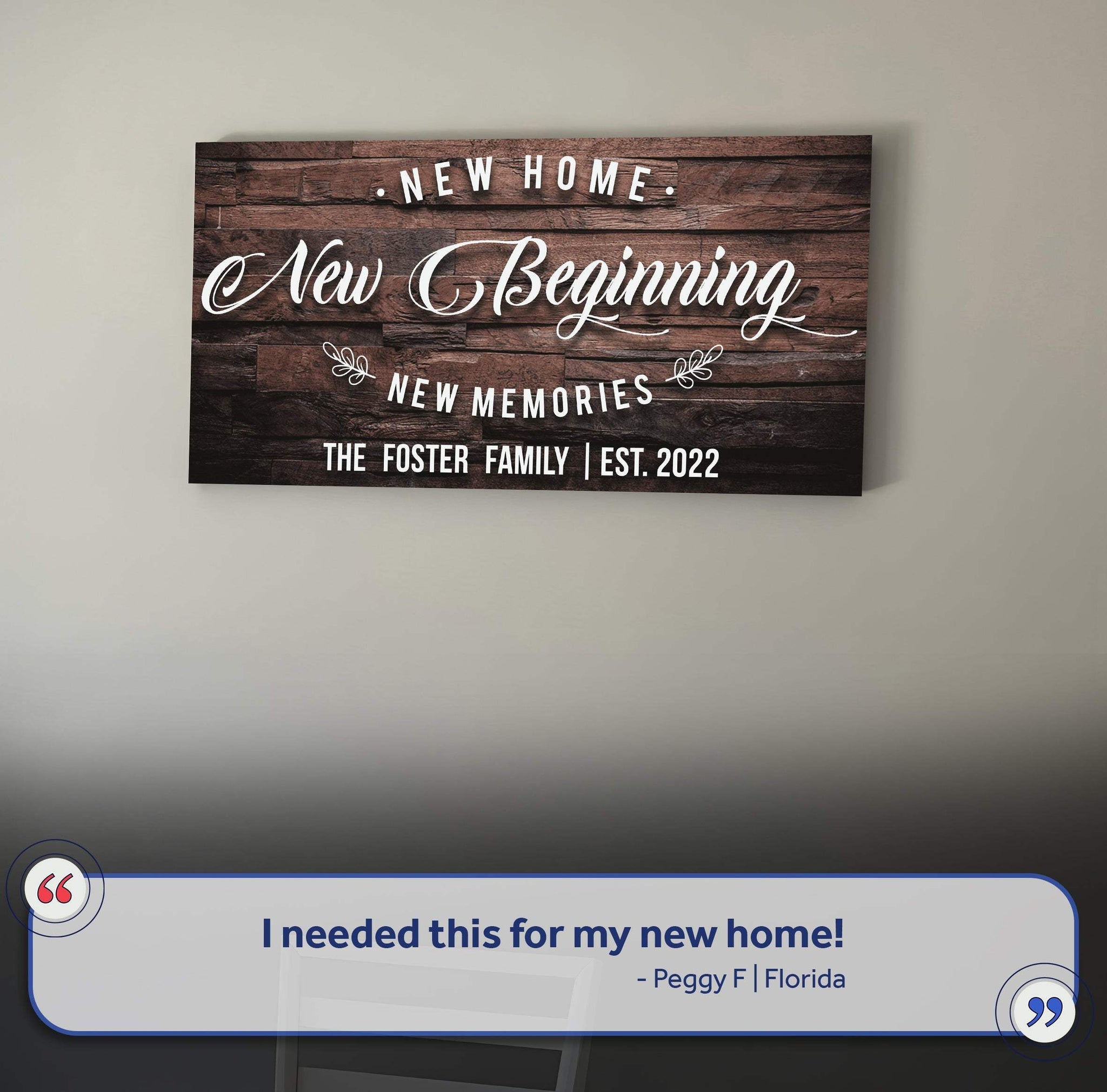 New Home Sign III - Tailored Canvases - Flyclothing LLC