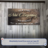 New Home Sign II - Tailored Canvases - Flyclothing LLC