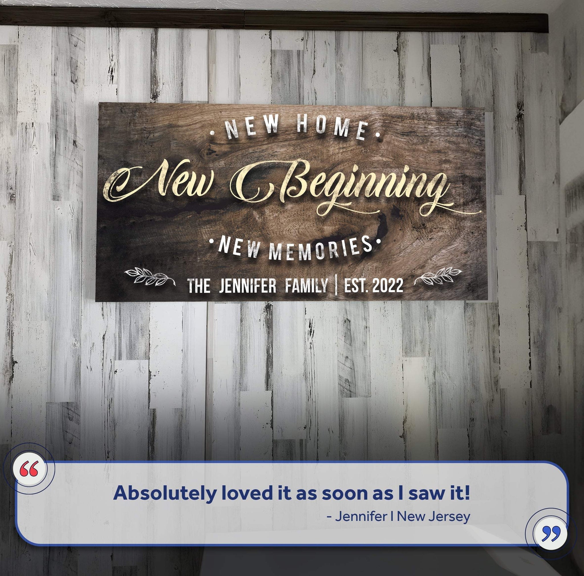 New Home Sign II - Tailored Canvases - Flyclothing LLC