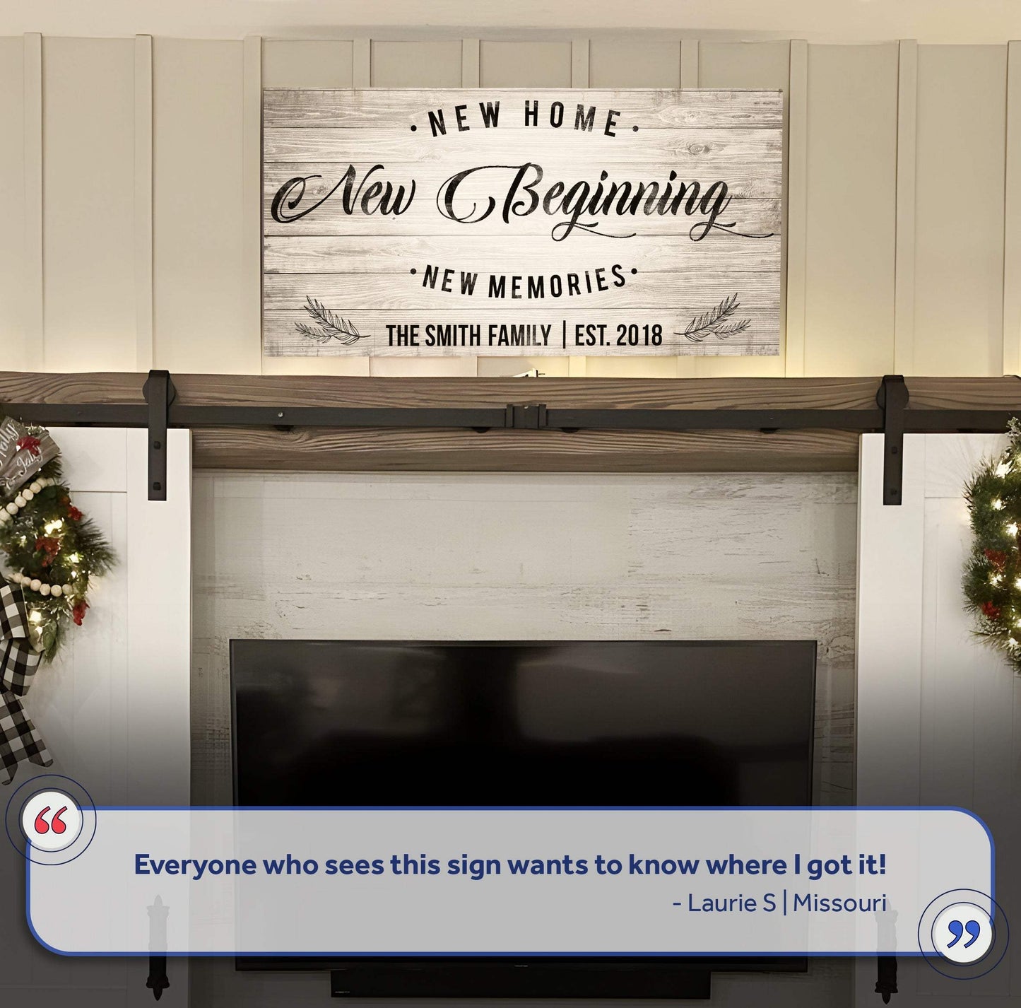 New Home Sign - Tailored Canvases - Flyclothing LLC