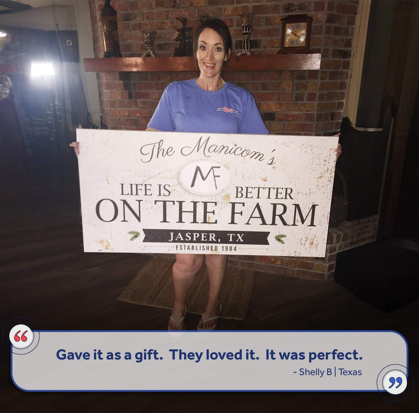 Life Is Better On The Farm Sign - Tailored Canvases - Flyclothing LLC