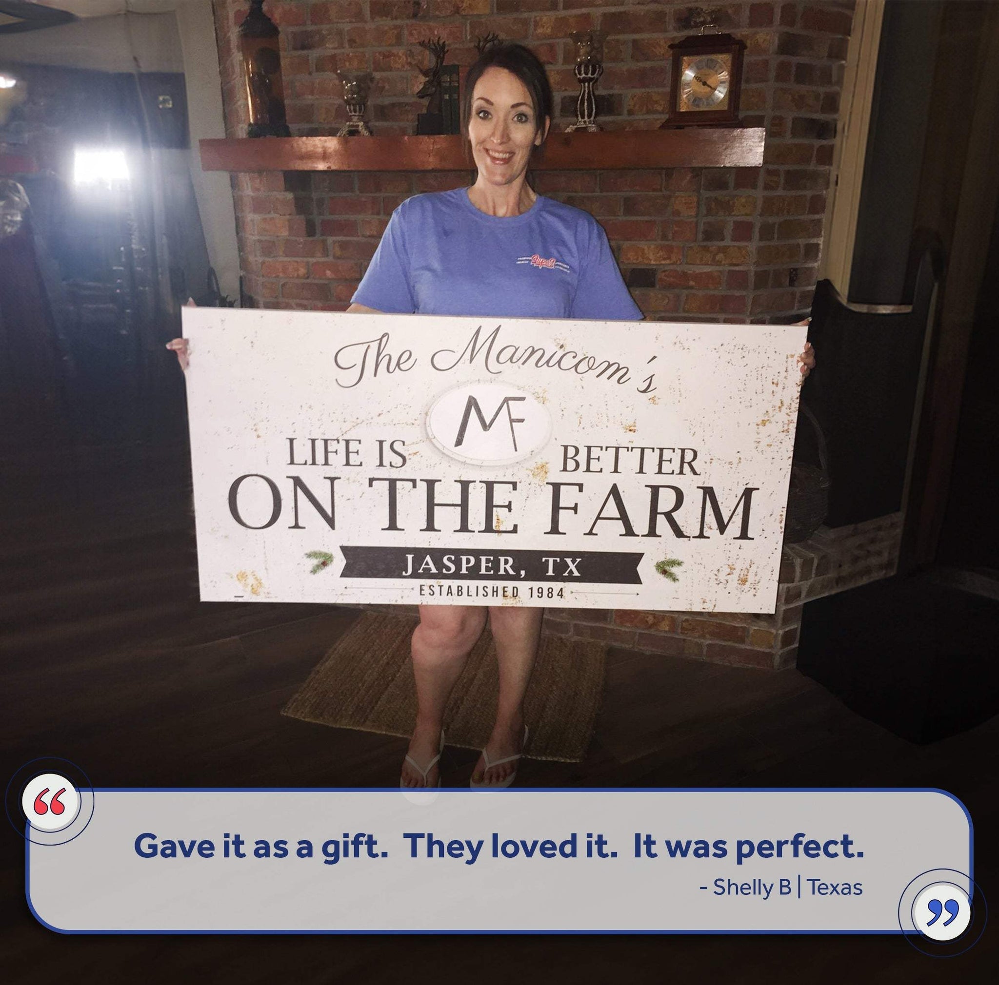 Life Is Better On The Farm Sign - Tailored Canvases - Flyclothing LLC