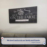 Life Is Better On The Farm Sign V - Tailored Canvases - Flyclothing LLC