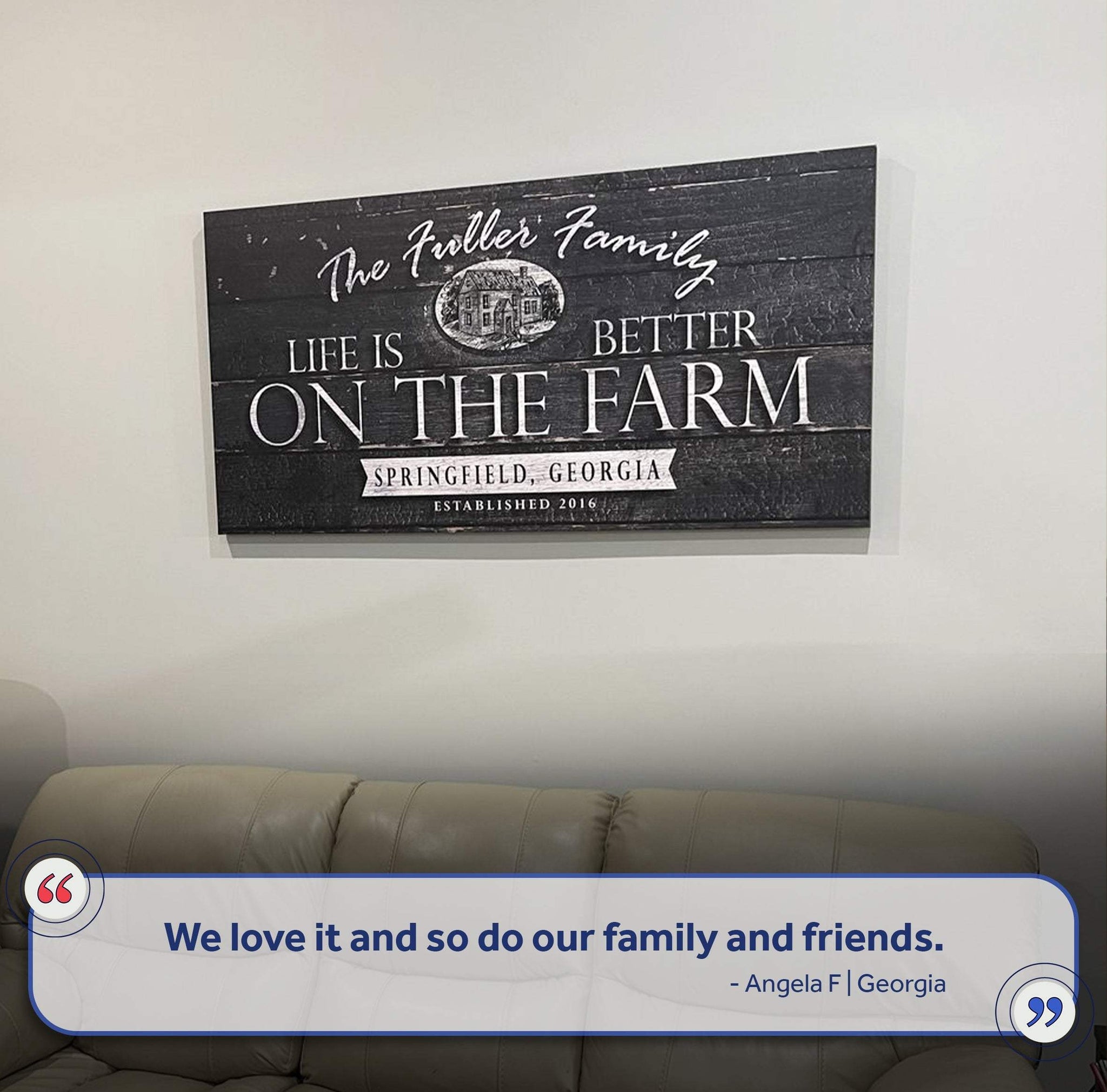 Life Is Better On The Farm Sign V - Tailored Canvases - Flyclothing LLC