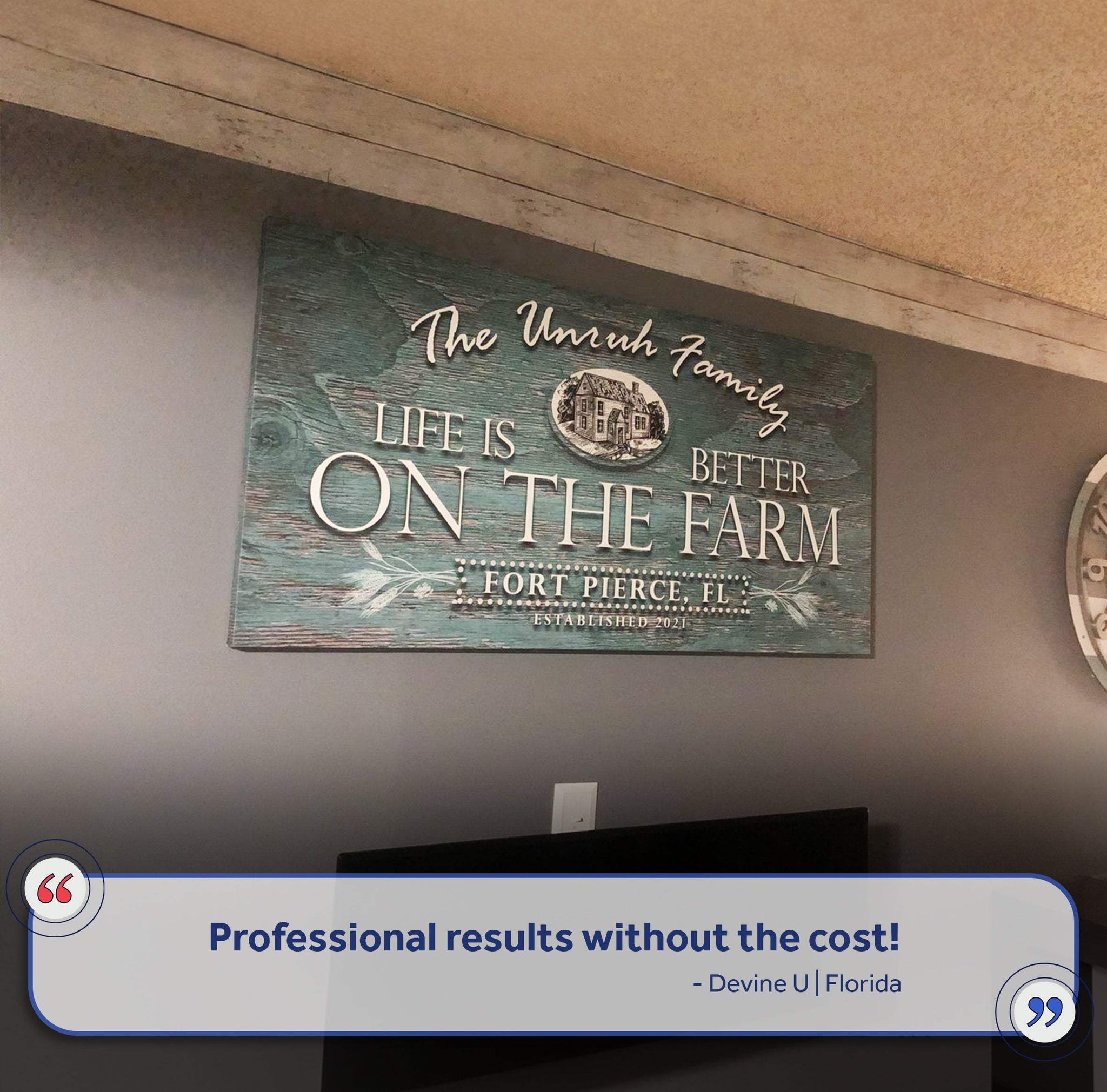 Life Is Better On The Farm Sign VI - Tailored Canvases - Flyclothing LLC