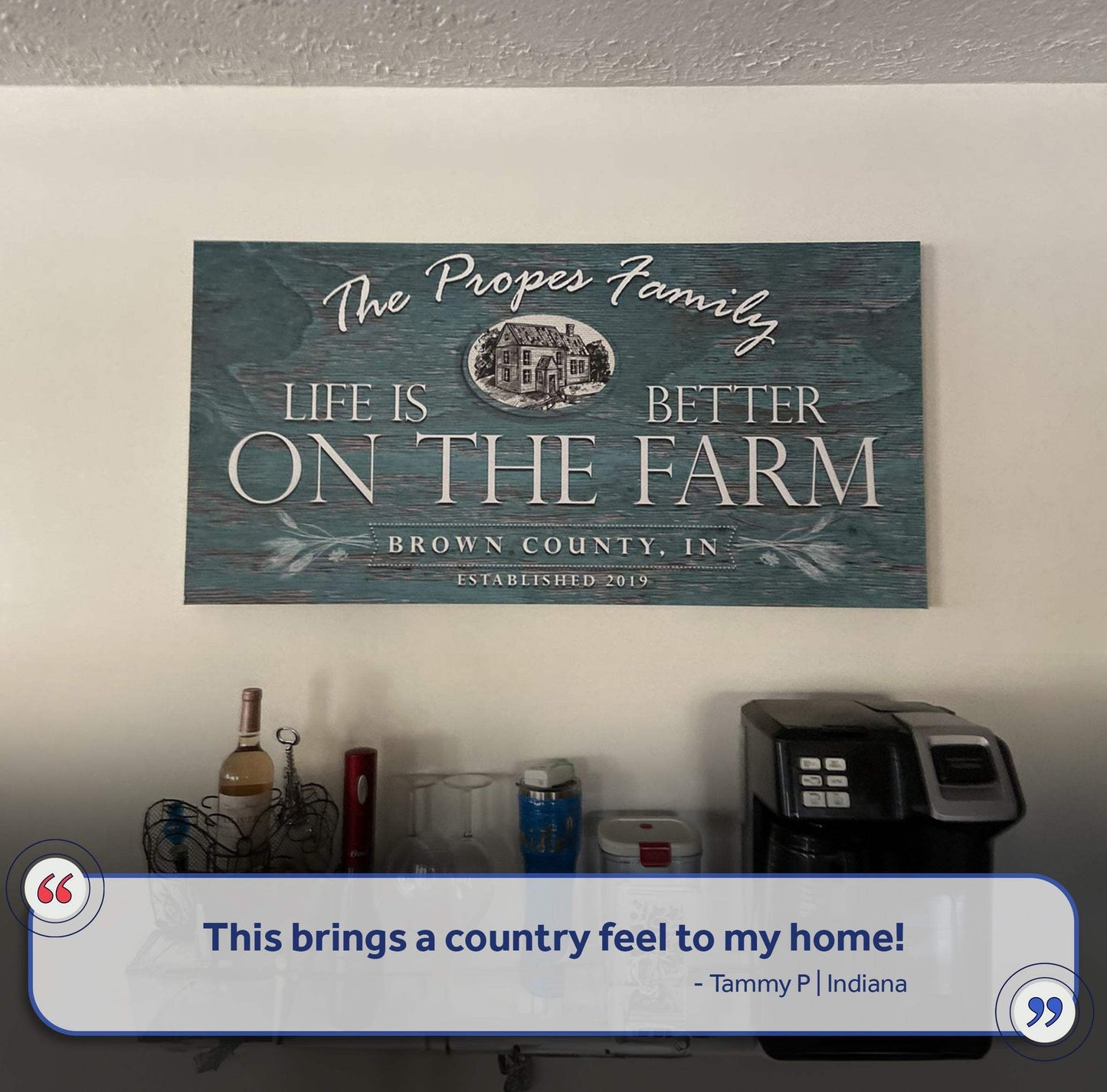 Life Is Better On The Farm Sign VI - Tailored Canvases - Flyclothing LLC