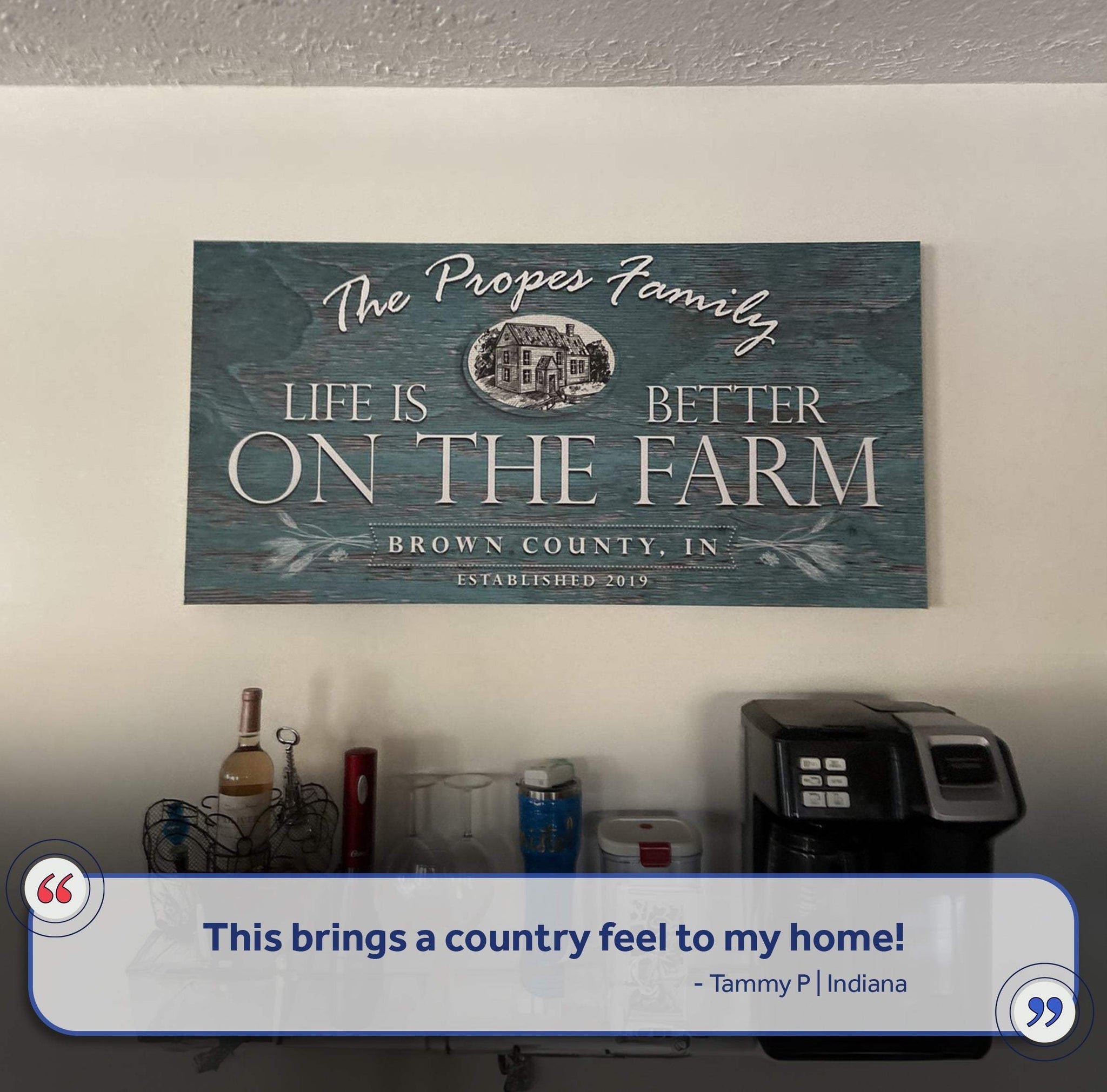 Life Is Better On The Farm Sign VI - Tailored Canvases - Flyclothing LLC