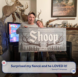 RUSTIC FAMILY ANTLER -LP1 - Tailored Canvases - Flyclothing LLC