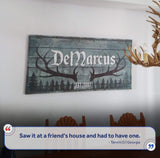 RUSTIC FAMILY ANTLER -LP1 - Tailored Canvases - Flyclothing LLC