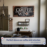 Coffee and Wine Sign III - Tailored Canvases - Flyclothing LLC