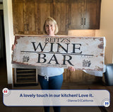 Coffee and Wine Sign II - Tailored Canvases - Flyclothing LLC