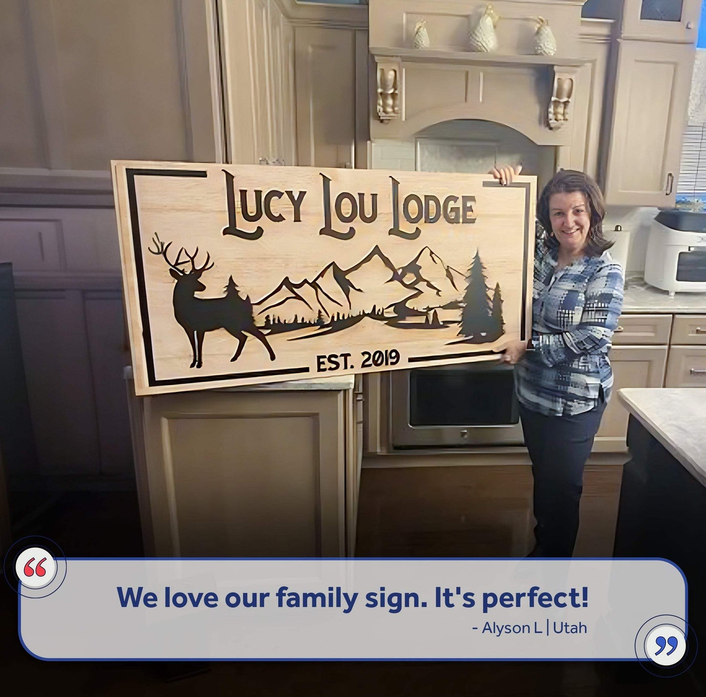 Family Mountain Sign - Tailored Canvases - Flyclothing LLC