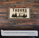 Family Mountain Sign III - Tailored Canvases - Flyclothing LLC