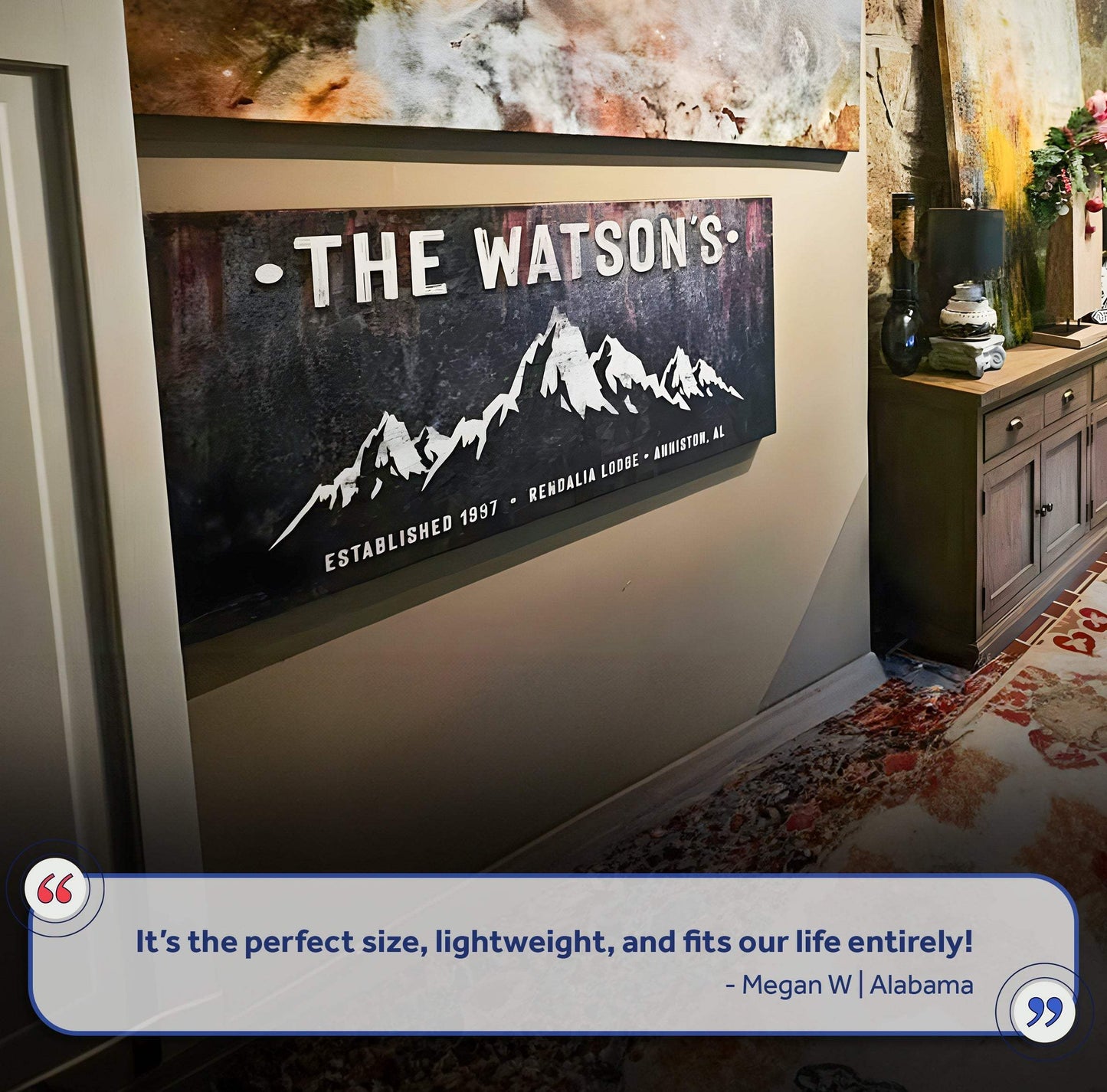 Family Mountain Home Sign III - Tailored Canvases - Flyclothing LLC