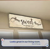 Home Sweet Home Sign VI - Tailored Canvases - Flyclothing LLC
