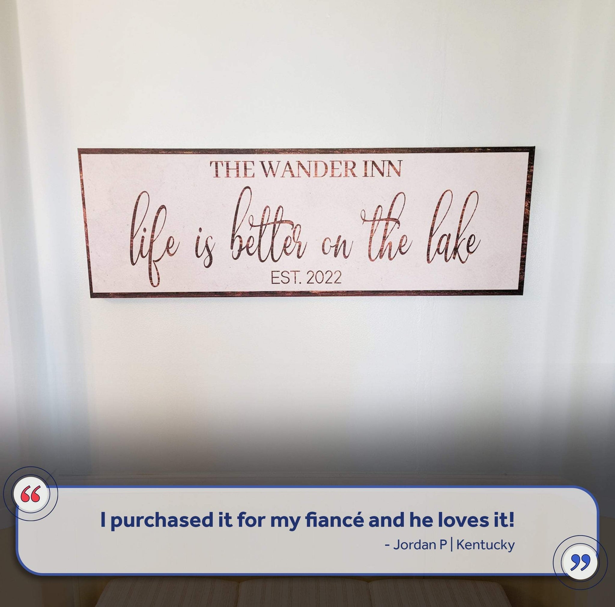 Life Is Better On The Lake Sign II - Tailored Canvases - Flyclothing LLC