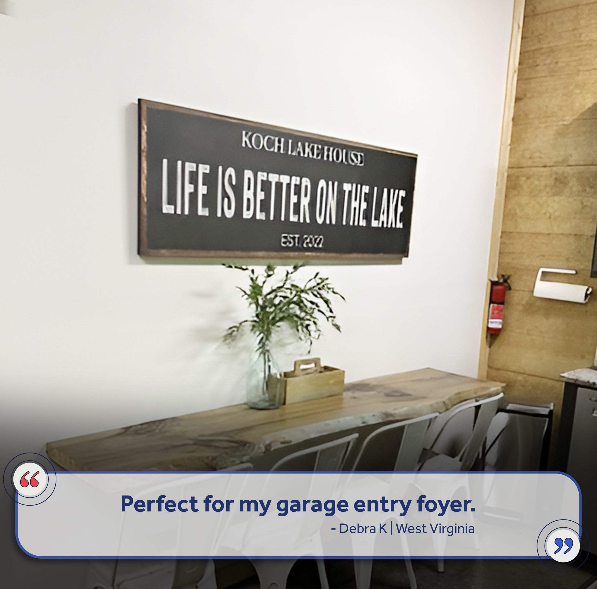 Life Is Better On The Lake Sign III - Tailored Canvases - Flyclothing LLC