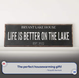 Life Is Better On The Lake Sign III - Tailored Canvases - Flyclothing LLC