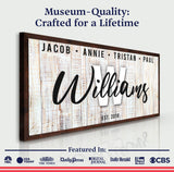 Family Wood Sign III - Tailored Canvases - Flyclothing LLC